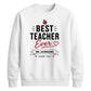 Personalised Best Ever Thank You Teacher Unisex Sweatshirt