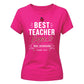 Personalised Best Ever Thank You Teacher Ladies Fit T-Shirt