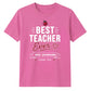 Personalised Best Ever Thank You Teacher Unisex T-Shirt