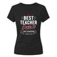 Personalised Best Ever Thank You Teacher Ladies Fit T-Shirt