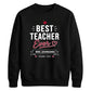 Personalised Best Ever Thank You Teacher Unisex Sweatshirt