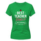 Personalised Best Ever Thank You Teacher Ladies Fit T-Shirt