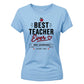 Personalised Best Ever Thank You Teacher Ladies Fit T-Shirt