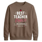 Personalised Best Ever Thank You Teacher Unisex Sweatshirt