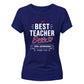 Personalised Best Ever Thank You Teacher Ladies Fit T-Shirt