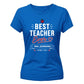 Personalised Best Ever Thank You Teacher Ladies Fit T-Shirt