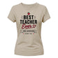 Personalised Best Ever Thank You Teacher Ladies Fit T-Shirt