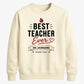 Personalised Best Ever Thank You Teacher Unisex Sweatshirt
