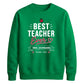 Personalised Best Ever Thank You Teacher Unisex Sweatshirt