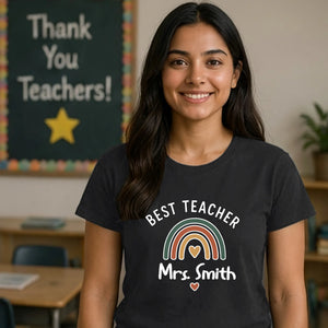 Personalised Best Teacher Thank You Teacher Unisex T-Shirt