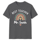 Personalised Best Teacher Thank You Teacher Unisex T-Shirt