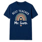 Personalised Best Teacher Thank You Teacher Unisex T-Shirt