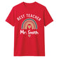 Personalised Best Teacher Thank You Teacher Unisex T-Shirt