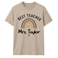Personalised Best Teacher Thank You Teacher Unisex T-Shirt