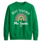 Personalised Best Teacher Thank You Teacher Unisex Sweatshirt