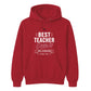 Personalised Best ever Thank You Teacher Unisex Hoodie
