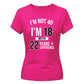 Personalised Birthday Experience Ladies Fit t-shirt