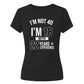 Personalised Birthday Experience Ladies Fit t-shirt