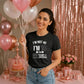 Personalised Birthday Experience Ladies Fit t-shirt