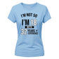 Personalised Birthday Experience Ladies Fit t-shirt