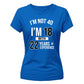 Personalised Birthday Experience Ladies Fit t-shirt