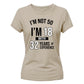 Personalised Birthday Experience Ladies Fit t-shirt
