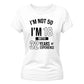 Personalised Birthday Experience Ladies Fit t-shirt
