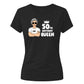 Personalised Birthday Queen Graphic Ladies Fit t-shirt