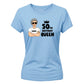 Personalised Birthday Queen Graphic Ladies Fit t-shirt