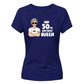 Personalised Birthday Queen Graphic Ladies Fit t-shirt