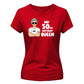 Personalised Birthday Queen Graphic Ladies Fit t-shirt