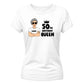Personalised Birthday Queen Graphic Ladies Fit t-shirt