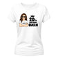 Personalised Smart Queen Birthday Ladies Fit t-shirt