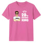 Personalised Crown king Birthday Unisex T-Shirt