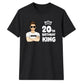 Personalised Crown king Birthday Unisex T-Shirt