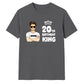 Personalised Crown king Birthday Unisex T-Shirt