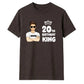 Personalised Crown king Birthday Unisex T-Shirt