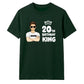 Personalised Crown king Birthday Unisex T-Shirt