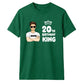 Personalised Crown king Birthday Unisex T-Shirt