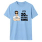 Personalised Crown king Birthday Unisex T-Shirt