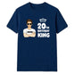 Personalised Crown king Birthday Unisex T-Shirt