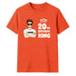 Personalised Crown king Birthday Unisex T-Shirt