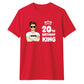 Personalised Crown king Birthday Unisex T-Shirt
