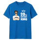 Personalised Crown king Birthday Unisex T-Shirt