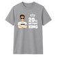 Personalised Crown king Birthday Unisex T-Shirt