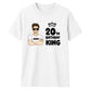 Personalised Crown king Birthday Unisex T-Shirt