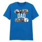 Personalised Dad College Photo Fathers Day Printed Unisex T-Shirt