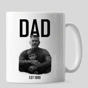 Personalised Dad Est Year Father's Day Printed Mug