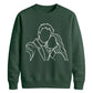 Personalised Family Line Art Portrait Unisex Sweatshirt