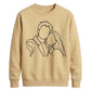 Personalised Family Line Art Portrait Unisex Sweatshirt